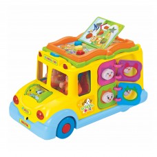 Музыкальная развивающая игрушка Hola Toys Школьный автобус (на английском языке)