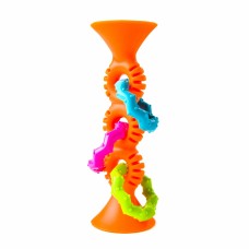 Прорезыватель-погремушка на присосках Fat Brain Toys pipSquigz Loops оранжевый  (F165ML)