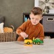 Игровой набор-конструктор John Deere Kids Трактор с ковшом и прицепом 47209