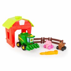 Игровой набор-конструктор John Deere Kids Собери трактор с загоном 