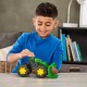 Игрушечный трактор John Deere Kids Monster Treads с ковшом и большими колесами (47327)