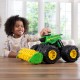 Игрушечный комбайн John Deere Kids Monster Treads с молотилкой и большими колесами (47329)