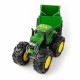 Игрушечный трактор John Deere Kids Monster Treads с прицепом и большими колесами (47353)